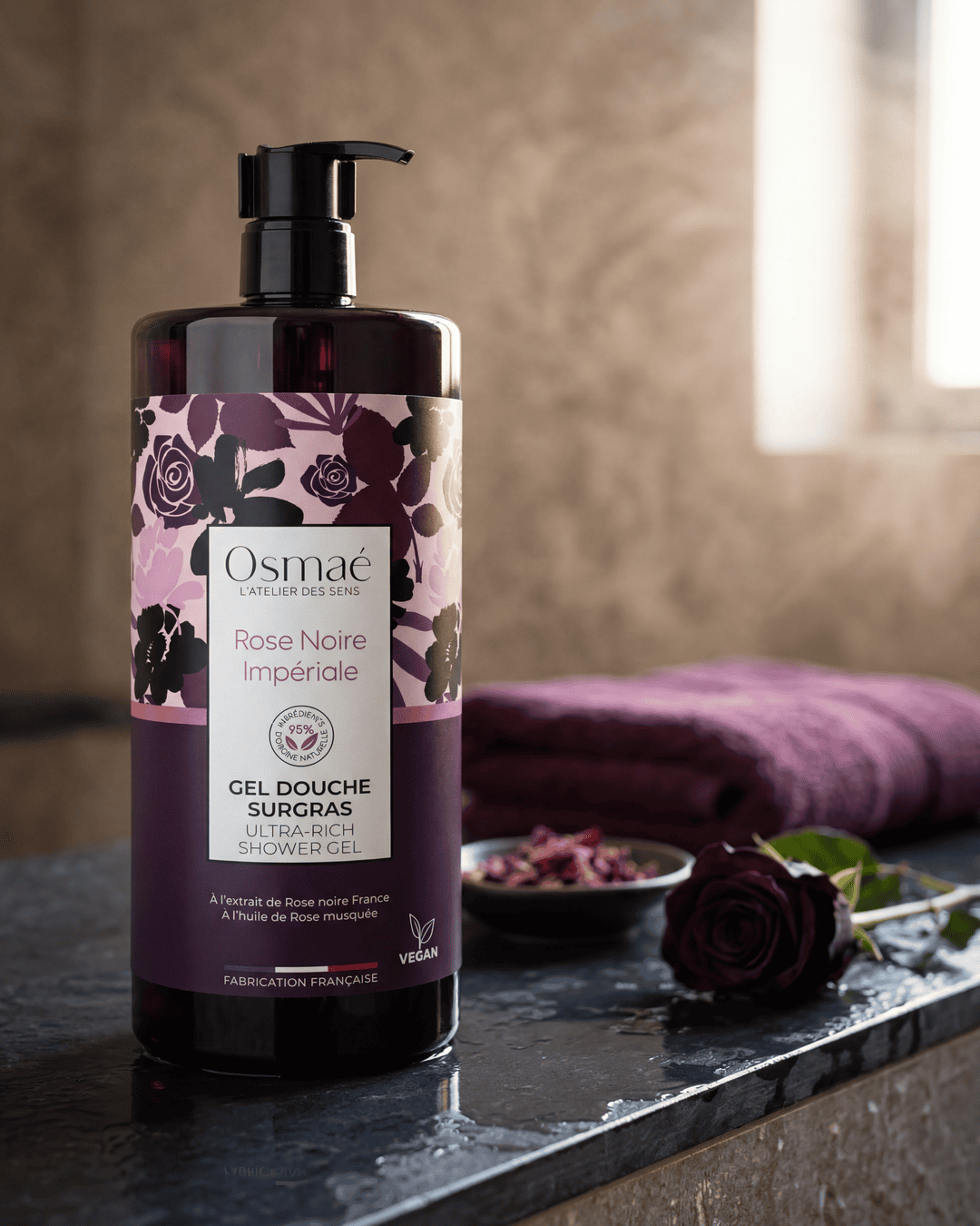 Osmaé Rose Noire Impériale Shower Gel