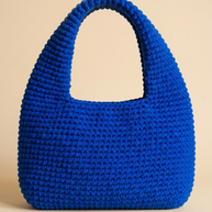 Hush and Stitch Blue Medium Donut Bag