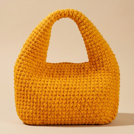 Hush and Stitch Yellow Small Donut Bag