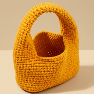 Hush and Stitch Yellow Small Donut Bag
