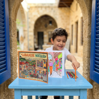 Kids Zone Lebanese Nostalgia: The Golden Era Coloring Experience - Box Set