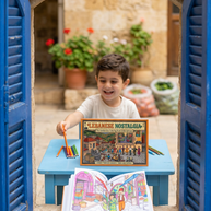 Kids Zone Lebanese Nostalgia: The Golden Era Coloring Experience - Box Set