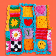 Hush and Stitch Toddler Colorful Patchwork Vest