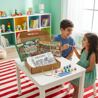Kids Zone Lebanese Nostalgia: The Golden Era Coloring Experience - Box Set