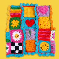 Hush and Stitch Toddler Colorful Patchwork Vest