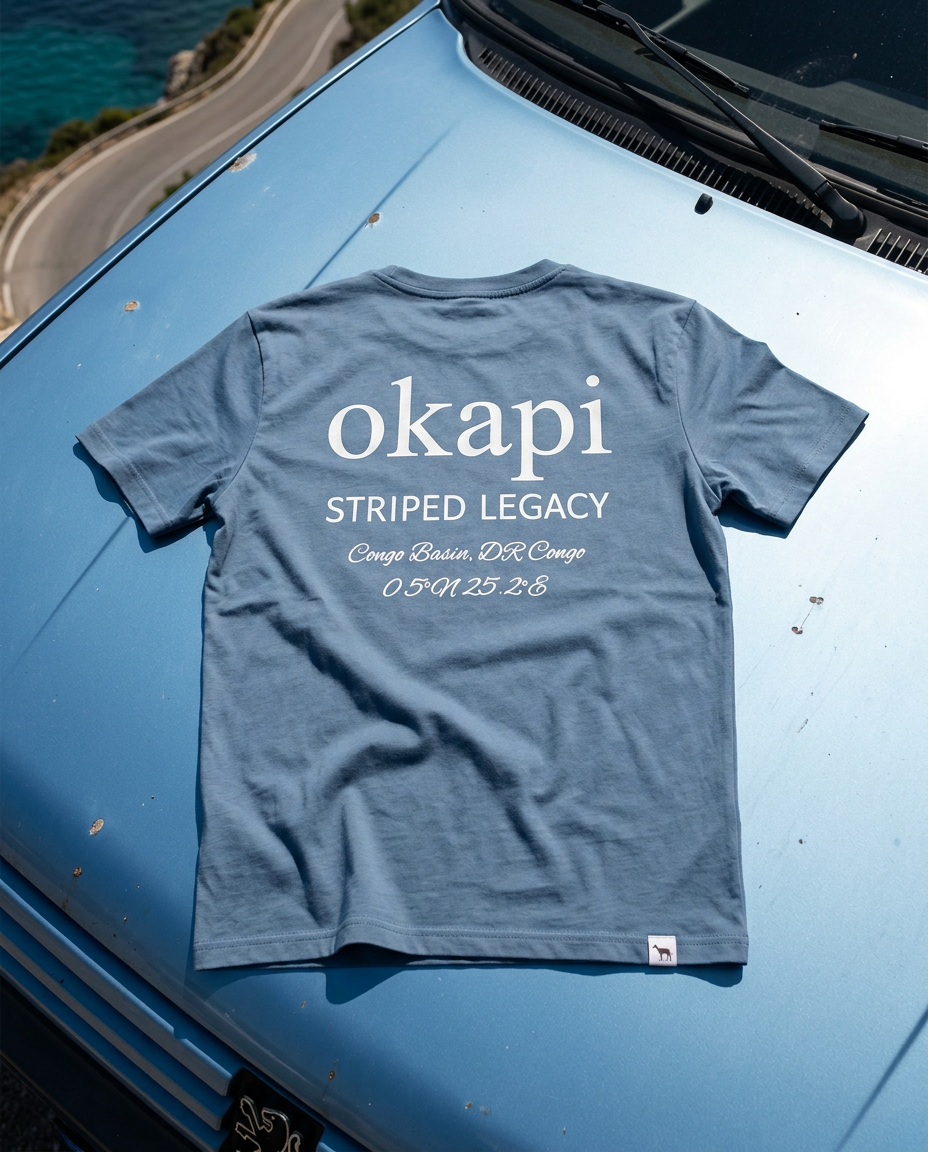 Okapi Blue Striped Legacy T-Shirt