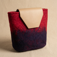 J circle Cerelia Wet-Felted Backpack