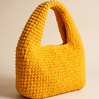 Hush and Stitch Yellow Small Donut Bag