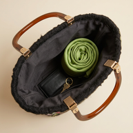 J circle Multi Circle Wet-Felted Bag