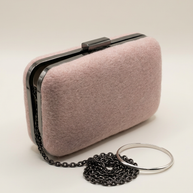 J circle Baby Rose Wet-Felted Clutch