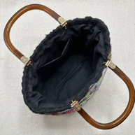 J circle Multi Circle Wet-Felted Bag
