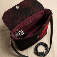 J circle Flamea Wet-Felted Bag