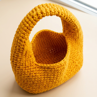 Hush and Stitch Yellow Small Donut Bag