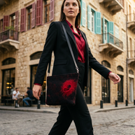 J circle Flamea Wet-Felted Bag
