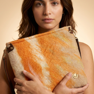 J circle Eloria Wet-Felted Bag