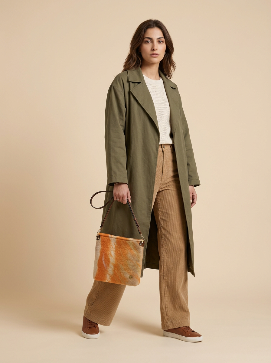J circle Eloria Wet-Felted Bag