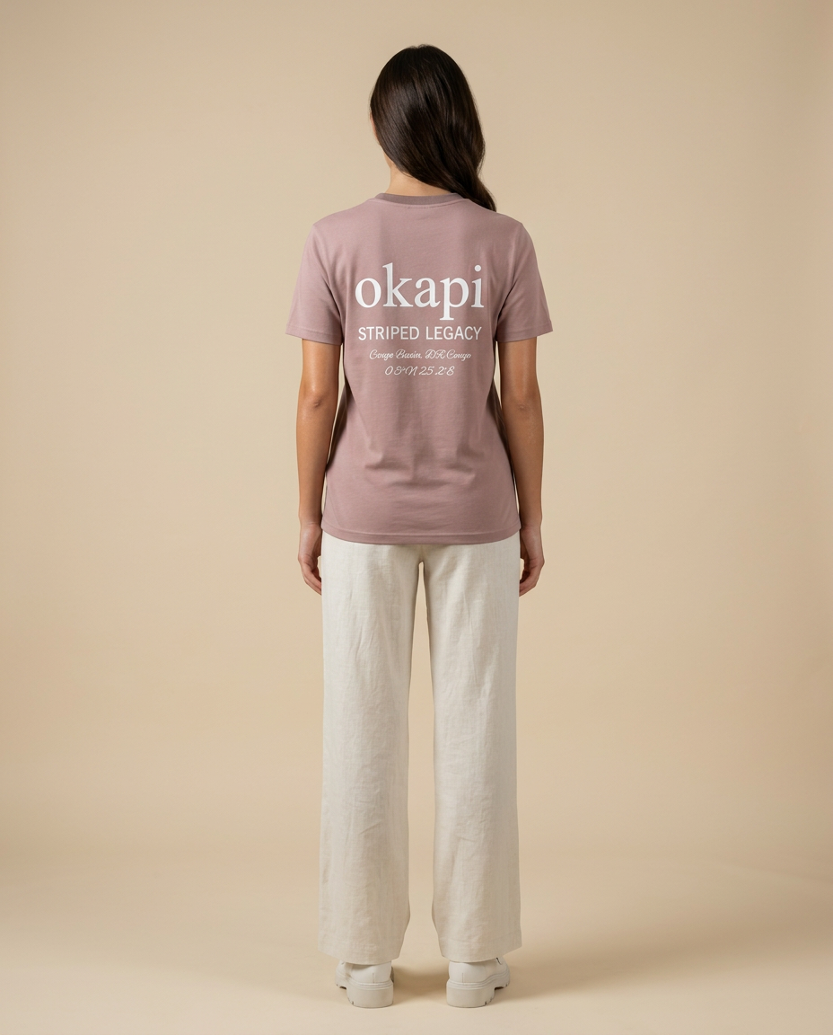 Okapi Pink Striped Legacy T-Shirt