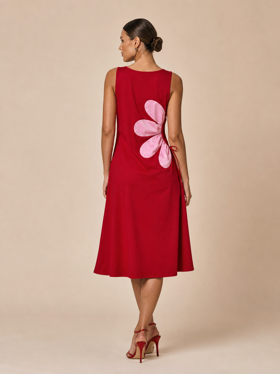 Tendresse Boutique Red Floral Sundress
