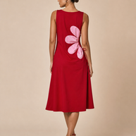 Tendresse Boutique Red Floral Sundress