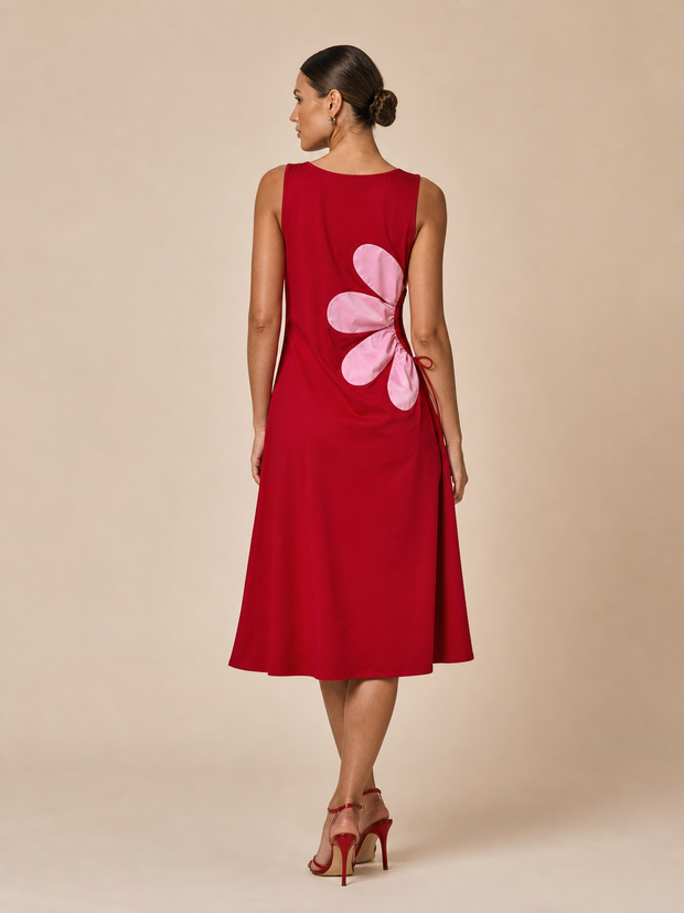 Tendresse Boutique Red Floral Sundress