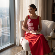Tendresse Boutique Red Floral Sundress