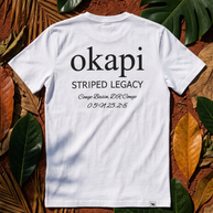 Okapi White Striped Legacy T-Shirt