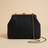 J circle Tulip Wet-Felted Clutch
