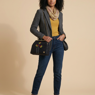 J circle Tulip Wet-Felted Clutch