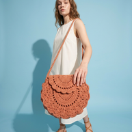 Hush and Stitch Light Brown Mini Boho Bag