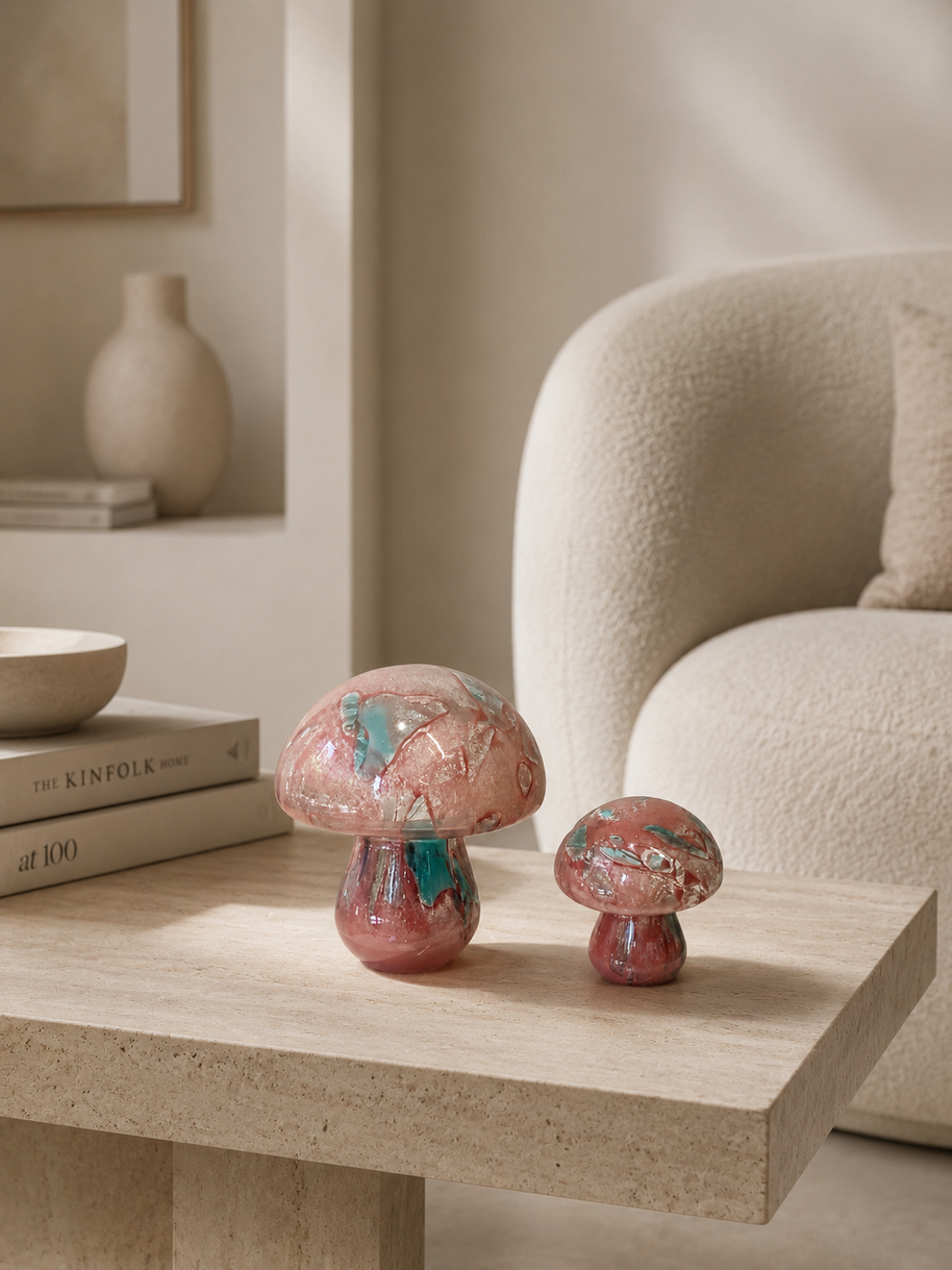 Tati deco Glass mushroom small