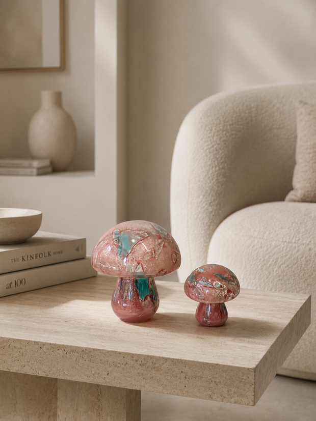 Tati deco Glass mushroom small
