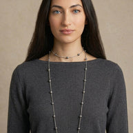 ZÉNA O Long sautoir necklace