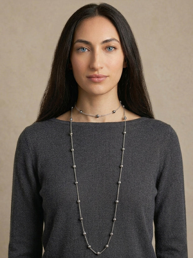 ZÉNA O Long sautoir necklace