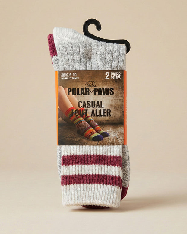 Polar paw red strip