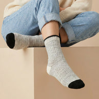 Polar paw casual tout aller gray black socks