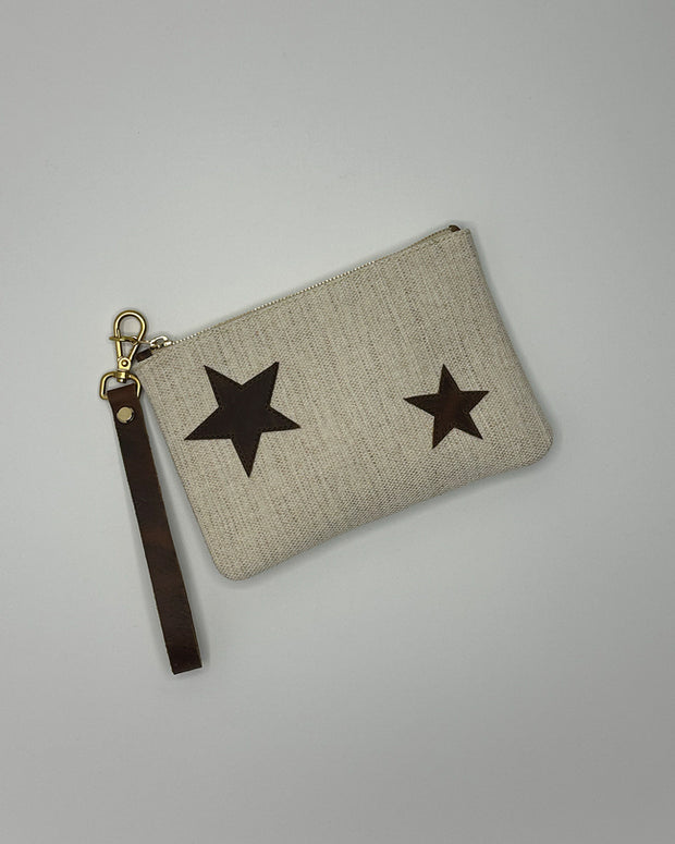 Hartouka star ivory pouch