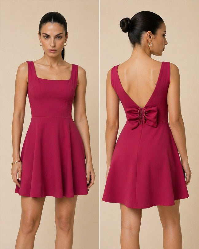 Rafelli Pearl Papillon Midi Dress