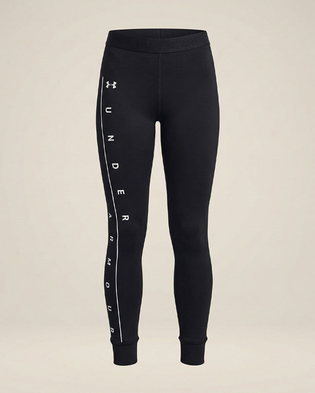 Under Armour black side leg logo legging