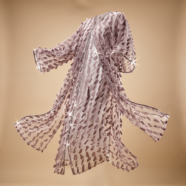 Kaafmoon Romantic Rose Organza Dress