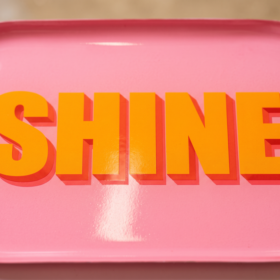 Tati deco Motivational quote tray set