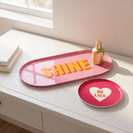Tati deco Motivational quote tray set