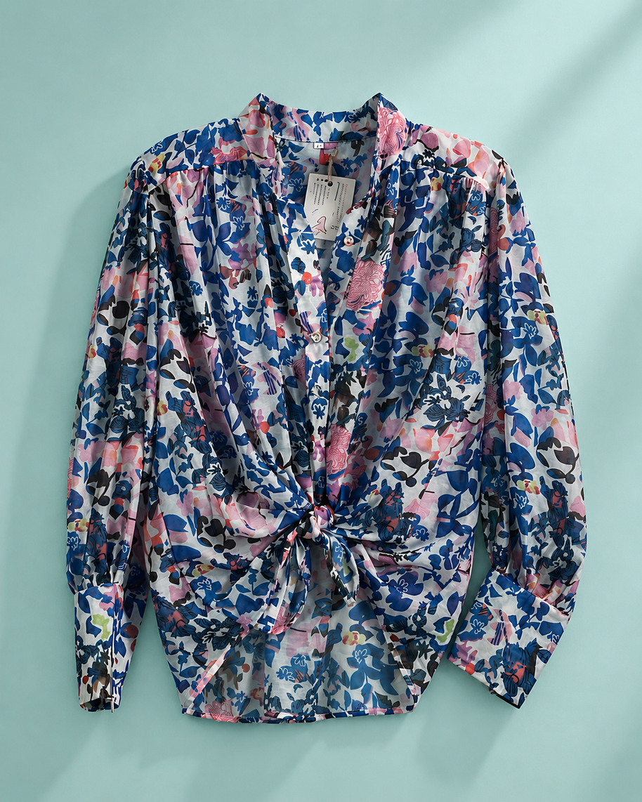 Tendresse Boutique Blue Floral Set