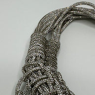 Knots by nada V-Knot Bag - Silver