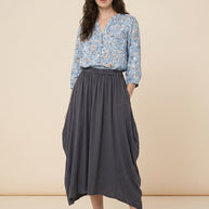 B newYork eco cocoon paneled skirt