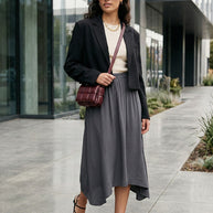 B newYork eco cocoon paneled skirt