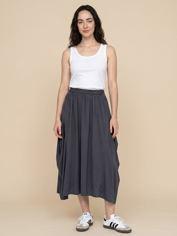 B newYork eco cocoon paneled skirt