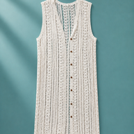 Tendresse Boutique White Crochet Beach Dress