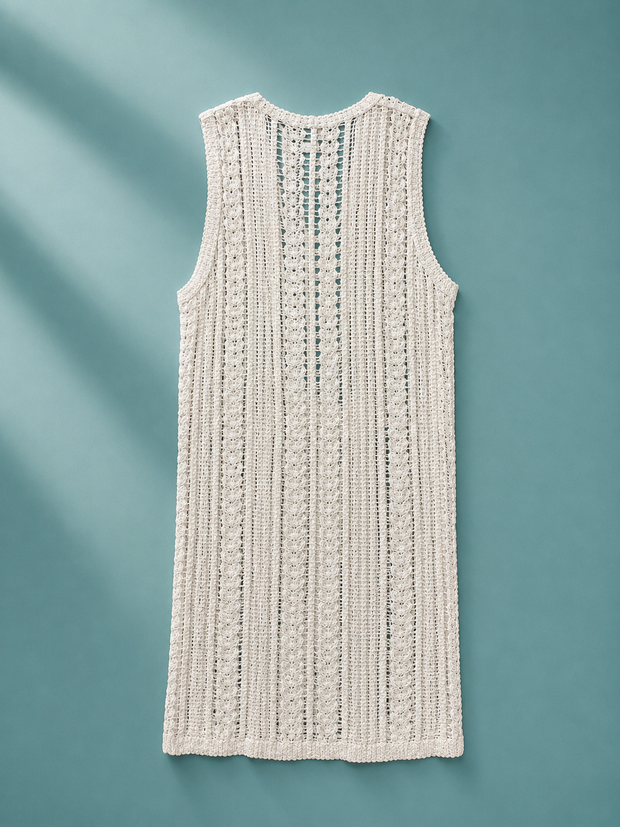 Tendresse Boutique White Crochet Beach Dress