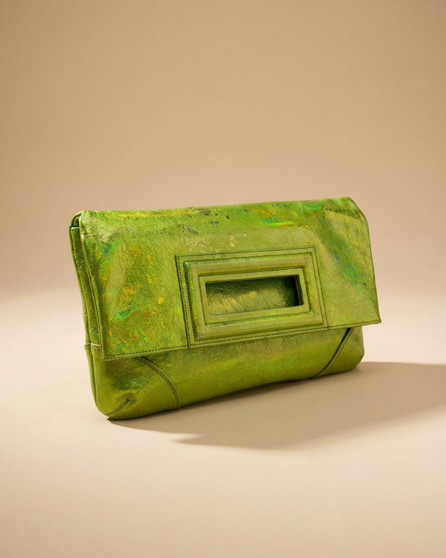 Clarea Eve Metalic Green bag