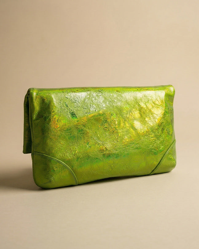 Clarea Eve Metalic Green bag